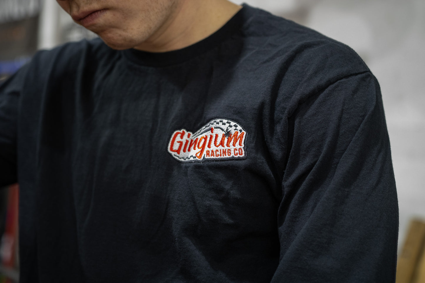 Embroidered Gingium Racing Co Long Tee